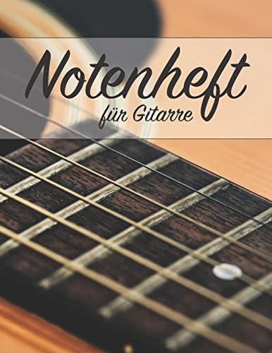 Notenheft für Gitarre: TAB und Akkorde - 100 Seiten