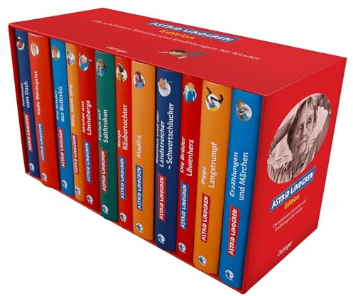 Astrid-Lindgren-Edition. Die schönsten Romane und Erzählungen für Kinder: Sammlung im Schmuckschuber, ideal für junge Leser ab 8 Jahren