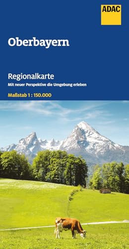 ADAC Regionalkarte 16 Oberbayern 1:150.000: München, Augsburg, Innsbruck, Salzburg, Passau - Straßenkarte und Autokarte