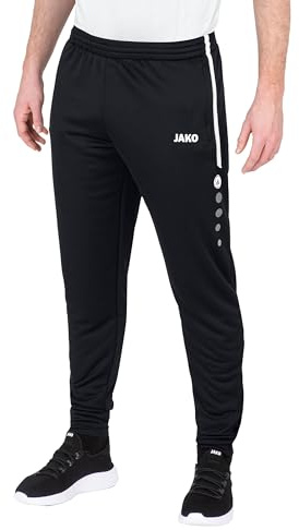 JAKO Herren Trainingshose Active I Sporthose Herren lang mit Elastischem Bund & Seitentaschen I Trainingshose Herren lang