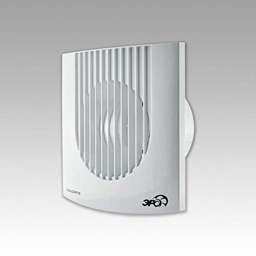 Ventilador de Extractor de Baño Tubo Talla 100mm 4 Blanco Moderno Ventilator Favorita 1F