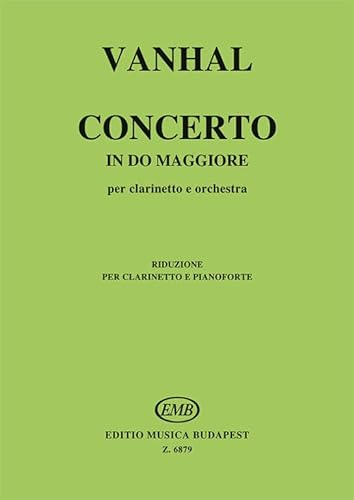 Konzert C-Dur Für Klarinette Und Orchester. Klarinette mit Begleitung.