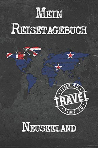 Mein Reisetagebuch Neuseeland: 6x9 Reise Journal I Notizbuch mit Checklisten zum Ausfüllen I Perfektes Geschenk für den Trip nach Neuseeland für jeden Reisenden