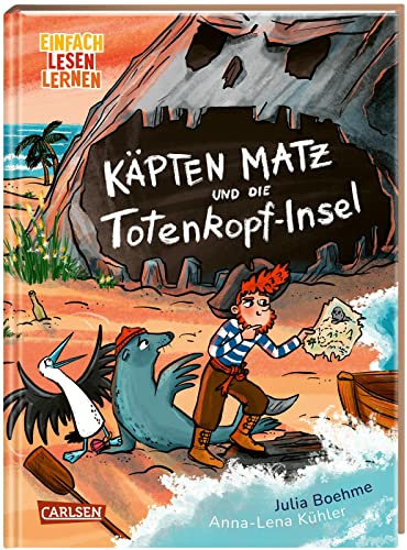 Käpten Matz und die Totenkopf-Insel: Einfach Lesen Lernen | Rasante Piratengeschichte für Leseanfänger*innen ab 6 Jahren mit vielen Comic-Sprechblasen - 2. Lesestufe