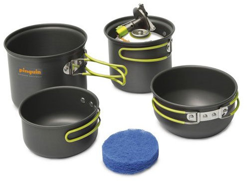 Pinguin Camping Geschirr Set Double Alu