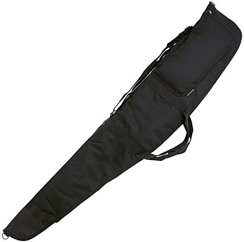 Anglo Arms - Luxus Schwarze Gepolsterte Gewehr Schrotflinte Schutzhülle Länger für Schalldämpfer