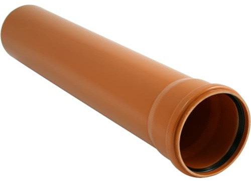 Kanalrohr KG Rohr DN 100/110 Baulänge 1000mm