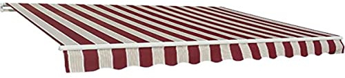Linea Garden Friend T1372011/E, Tenda Barra Quadra profondità 200 cm, Lunghezza 250 cm, Rosso