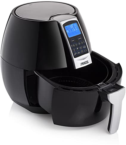 Princess Heißluftfritteuse mit 3,2 Liter, Digitalem Display, 8 Programme, 1500 Watt, Ohne Öl, Air Fryer - Aerofryer182020