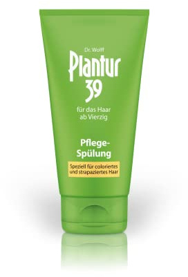 Plantur 39 Acondicionador de cuidado – 1 x 150 ml – Para cabello teñido y dañado | Regenera la superficie del cabello y aumenta el brillo