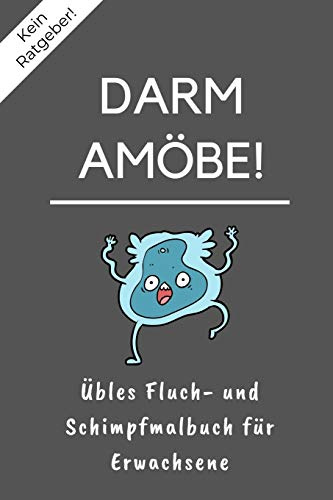 KEIN RATGEBER! DARM AMÖBE! ÜBLES FLUCH- UND SCHIMPFMALBUCH FÜR ERWACHSENE: A5 freches Schimpfwörter Malbuch für Erwachsene | Cooles Buero Geschenk für ... Ausmalseiten zum Entspannen und Abreagieren