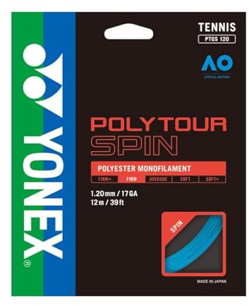 YONEX PolyTour Spin 120 Tennissaiten-Set