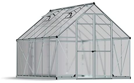 Gewächshaus Essence 812 | 366x243x231 cm | Aluminium Treibhaus & Pflanzenhaus für Ihren Garten