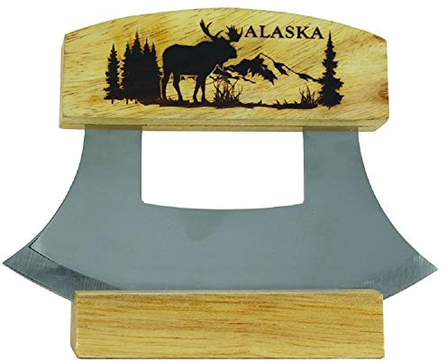 Arctic Circle Ulu w/Rustic Moose 18349