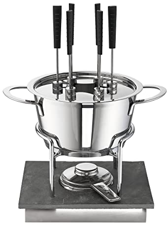 Schulte-Ufer Gala Fondue, Edelstahl, Silber, 18cm