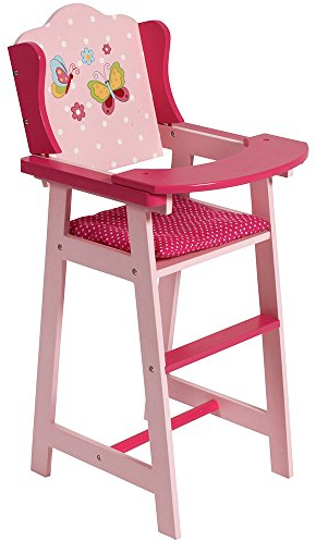 Bayer Chic 2000 - Puppenhochstuhl für Puppen bis 46 cm, Puppenmöbel, Puppenzubehör, Papilio pink