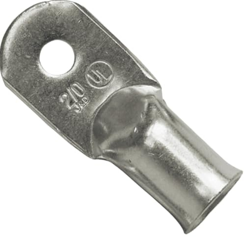 Ancor 242256 Marine Grade Electrical Heavy Duty Tinned Copper Lugs (4-Gauge, Size 3/8 Screw, 25-Pack)
