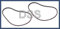 2 x Original BMW Scheinwerfer Objektiv gasket-rubber Dichtung für 320i 323 Ci 323i 325 Ci 325i 325 x i 328i 328 Ci 330 Ci 330i 330 x i M3 E46