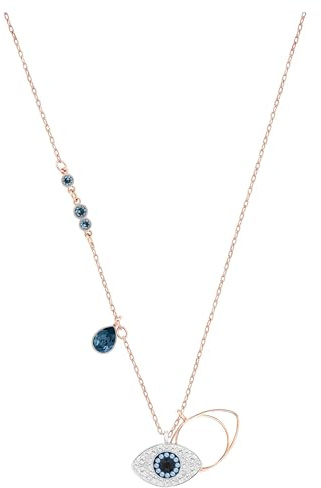 Swarovski Pendente Symbolica, Evil eye, Blu, Mix di finiture