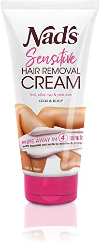 Nad's Hair Removal Cream - Gentle & Soothing Hair Removal For Women - Sensitive Depilatory Cream For Body & Legs, 5.1 Oz