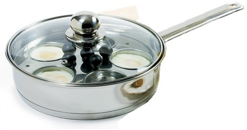 Norpro Stainless Steel 10 Inch Egg Poacher Skillet Set