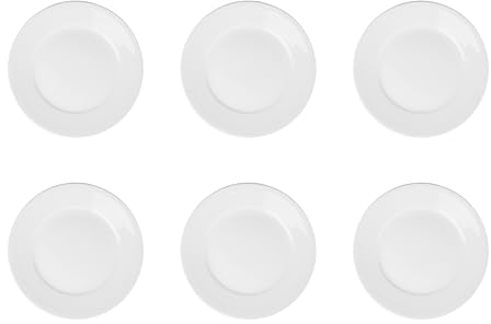 Olympia 2834 Athena Wide Rimmed Plates 280mm White (Pack of 6)