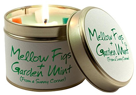 Lily-Flame Mellow Figs and Garden Mint, White