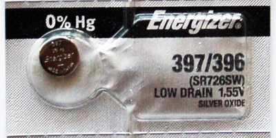 2 pc Energizer 397 396 SR726SW SR726W Knopfzelle Silberoxid