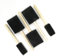 Foam Brush Sponge Wooden Handle Paint Craft Glass Glitter Glue Application 5 PCs