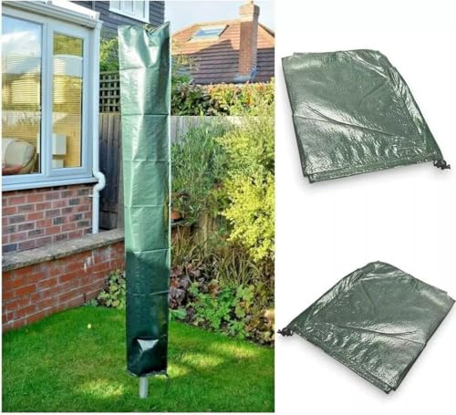 Hyfive Rotary Wäscheleine Abdeckung Kleidung Étendoir Schutzhaube 1,8 m Garten Abdeckung