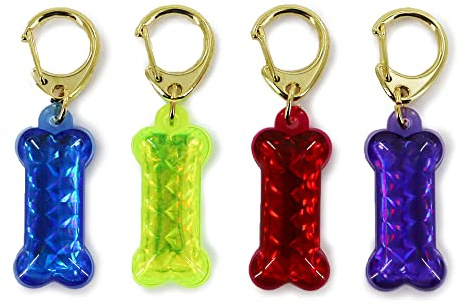 Ancol Hunde Reflektierende ID-Tags Sortiert