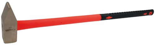 KS Tools 963.2040 BRONZEplus Vorschlaghammer 3000 g, mit Fiberglasstiel