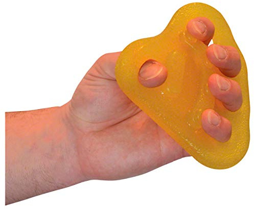 Sport-Tec Power-Web Flex Grip Handtrainer Fingertrainer Unterarmtrainer: Leicht, Gelb