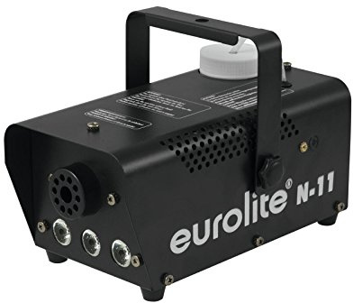 Eurolite N-11 LED Hybrid blau Nebelmaschine | Kompakte 400-W-Nebelmaschine mit blauen LEDs | Der austretende Nebel wird beleuchtet | Absolutes Highlight für Veranstaltungen wie eine Halloweenparty