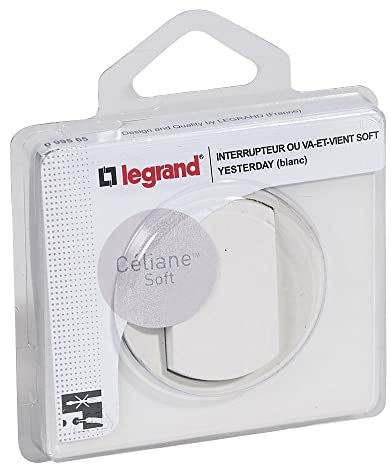 Legrand LEG99565 Celiane2/växelströmbrytare, vit, komplett igår