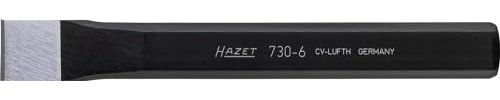 Hazet 730-6 Scalpello A Tagliente Diritto, Multicolore, Lunghezza 200 mm