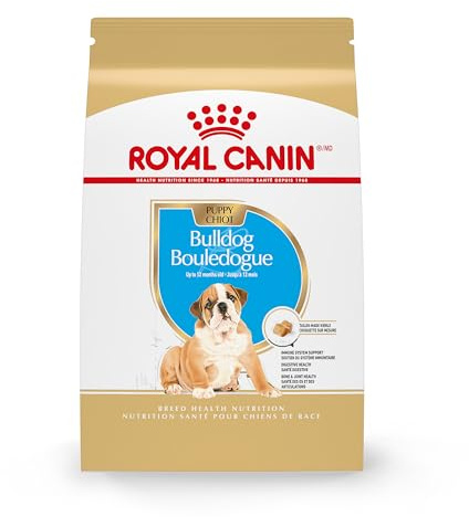 ROYAL CANIN Breed Health Nutrition Bulldog Puppy Dry Dog Food, 6-Pound by Royal Canin