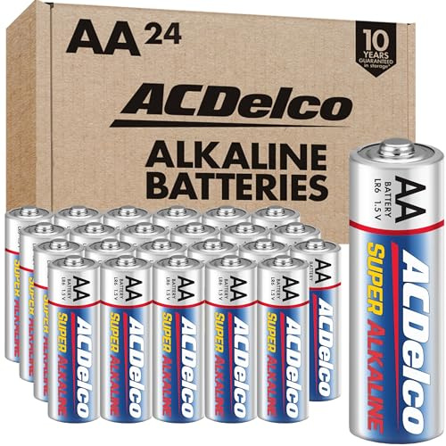 ACDelco AA Super Alkaline Batteries, 24-Count
