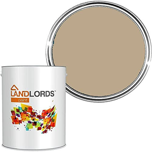 Landlords Weather Shield Smooth Masonry Paint | Storm Proof, Scrub Resistance & Waterproof | Weatherproof Technology Designed with Acrylic Resin for Ultimate Protection 5L Morrocan Sand