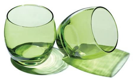 Pasabahce Juego de 3 vasos de agua y zumo de color verde lima, 340 ml