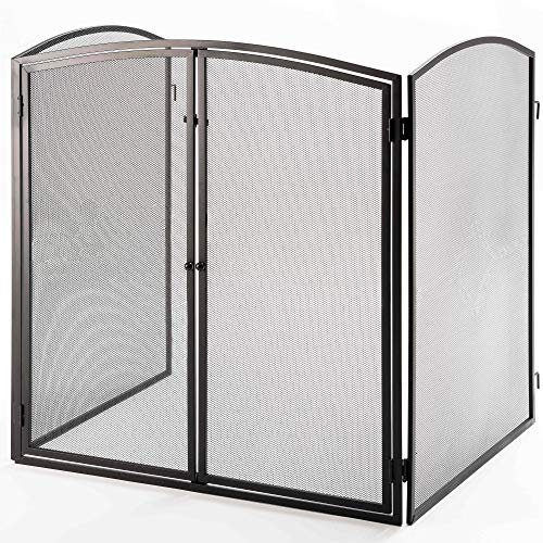 Kamin Feuerschutz (193cm (Einfach))