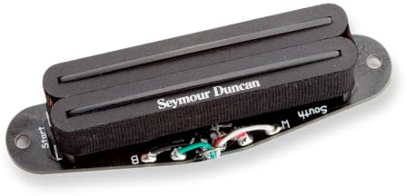 Seymour Duncan STHR-1N Humbucker Single Format Hot Rails Rhythm Tele Pickup für E-Gitarre Schwarz
