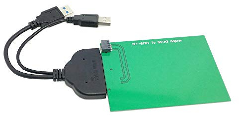 Cablecc USB 3.0 auf SATA 22-Pin 2,5-Zoll-Festplatte zu WD5000MPCK SFF-8784 SATA-Express-SSD-Adapter