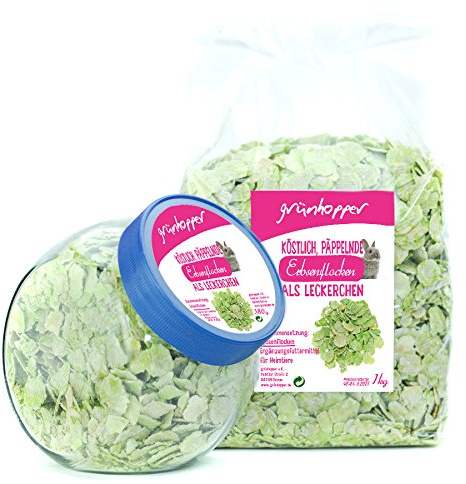 Grönhopper arvflockor bonbonbonbonbonbonglas + påfyllningspåse 1,4 kg