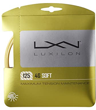 Wilson 4G Soft Tennis Racket String 4 G Soft 125, Gold