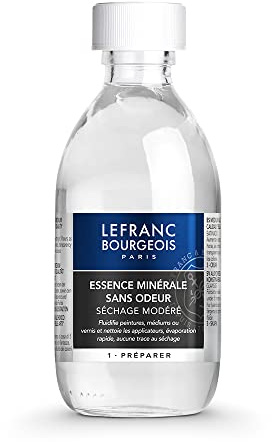 Lefranc & Bourgeois Malmittel, geruchsarmes Lösungsmittel für Ölfarben in 250 ml Flasche