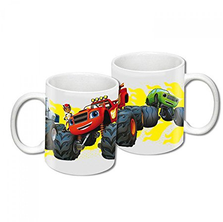 CYP Imports MG-01-BZ Taza cerámica 30 cl, diseño Blaze and The Monster Machine, Cerámica, Multicolor, 15x5x10 cm