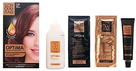 LLONGUERAS OPTIMA tinte Ruio Almendra Nº 7,24 caja 1 ud