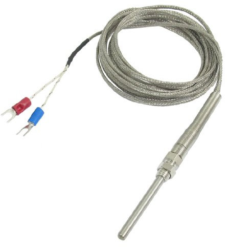 sourcing map K Type 50x5mm 500C Probe Thermocouple Temperature Sensor Cable 9.8ft 3 Meters