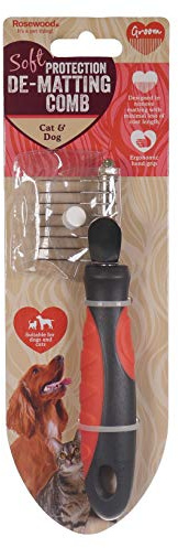 Rosewood Soft Protection De-Matting Comb for Dogs & Cats
